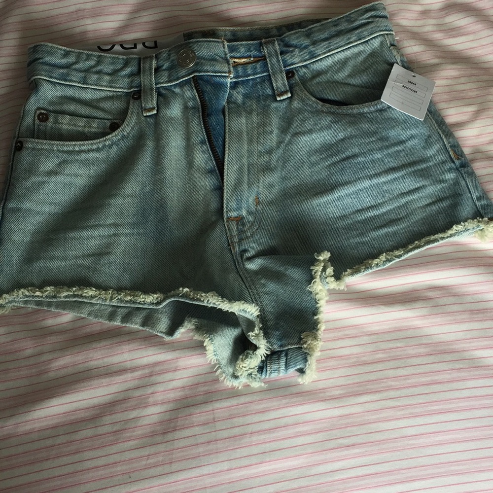 UO high rise shorts